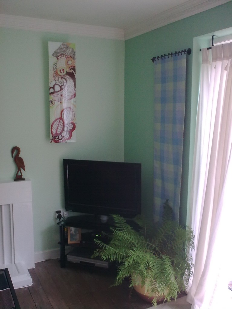 Light living room curtain